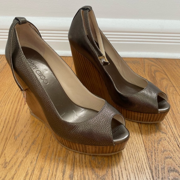 Jimmy Choo Shoes - Jimmy Choo Platform Wedges - never worn!